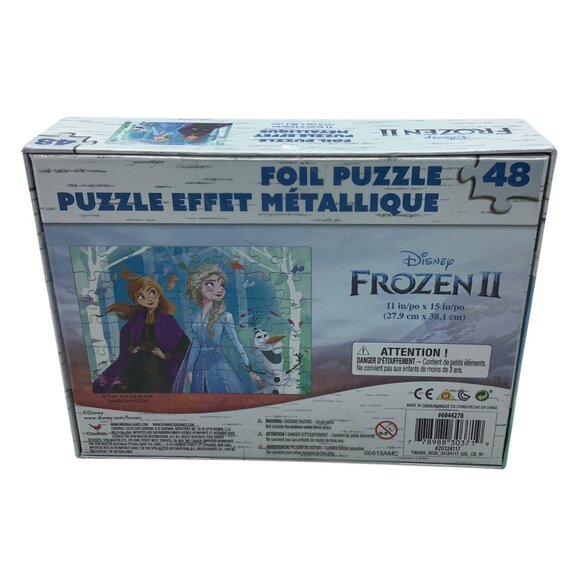 Disney Frozen II Foil Puzzle 48 Pieces 11" X 15" NEW Unopened Elsa Anna Olaf - Picture 3 of 3